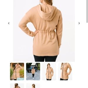 SOFT ALERT 🐪 Camel Long Hoodie Sweatshirt